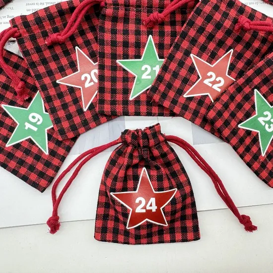 Sacchetti per imballaggio regalo con coulisse in tessuto di tela di cotone Sinicline per abbigliamento